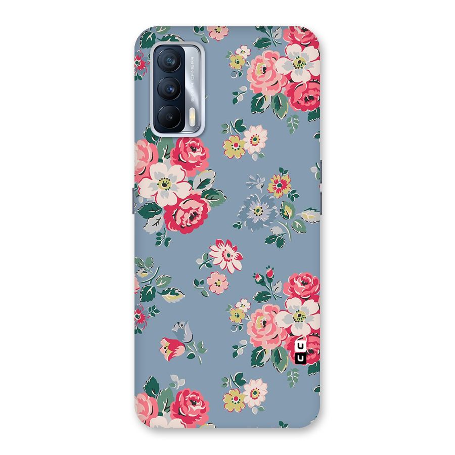 Vintage Flower Pattern Back Case for Realme X7