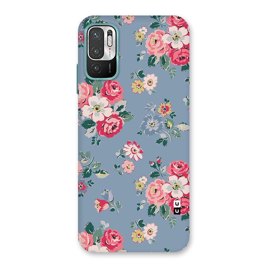 Vintage Flower Pattern Back Case for Redmi Note 10T 5G