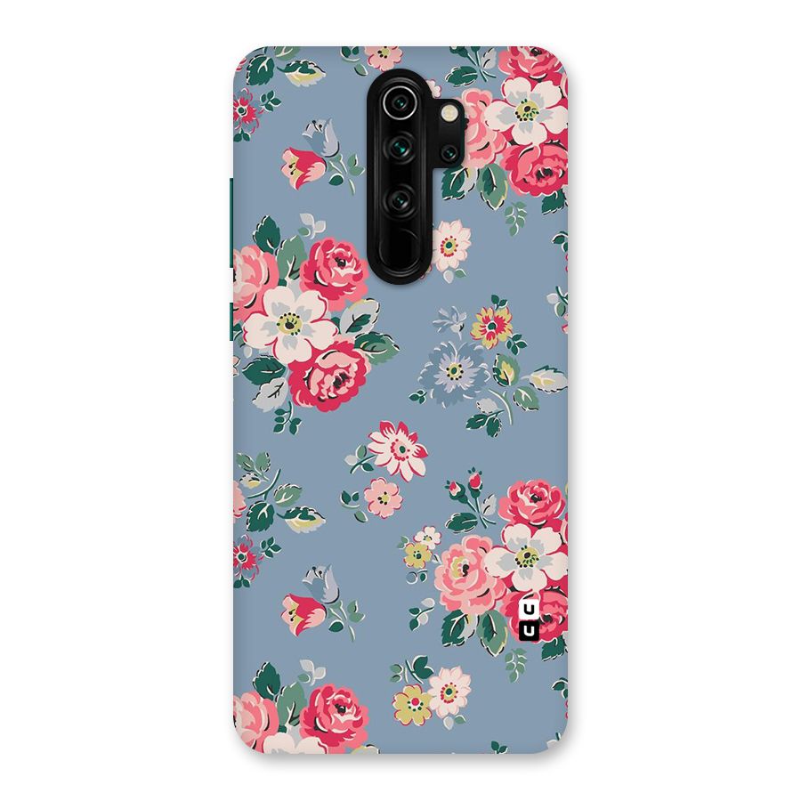 Vintage Flower Pattern Back Case for Redmi Note 8 Pro