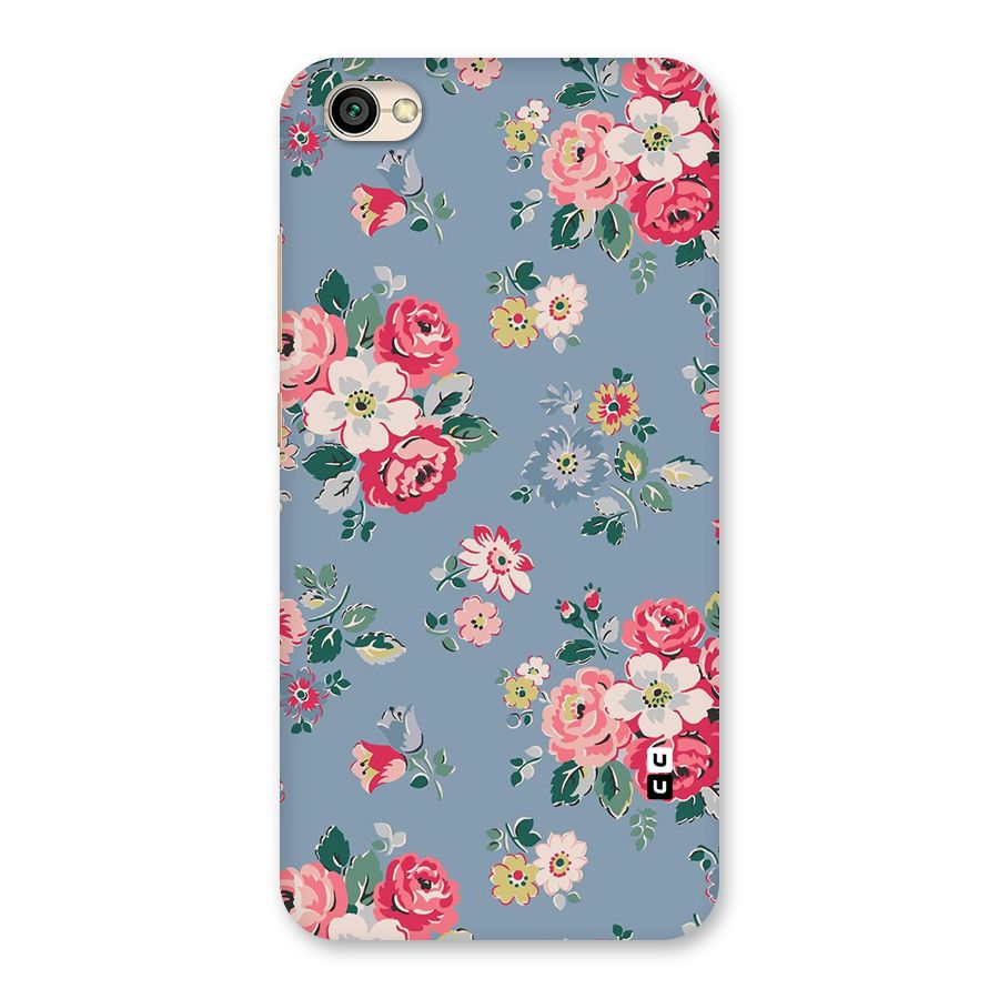 Vintage Flower Pattern Back Case for Redmi Y1 Lite