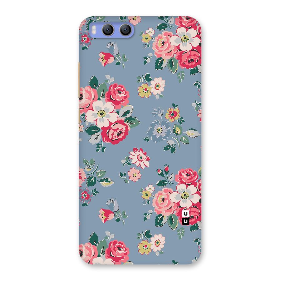 Vintage Flower Pattern Back Case for Xiaomi Mi 6