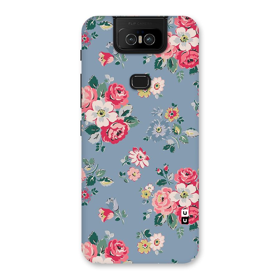 Vintage Flower Pattern Back Case for Zenfone 6z