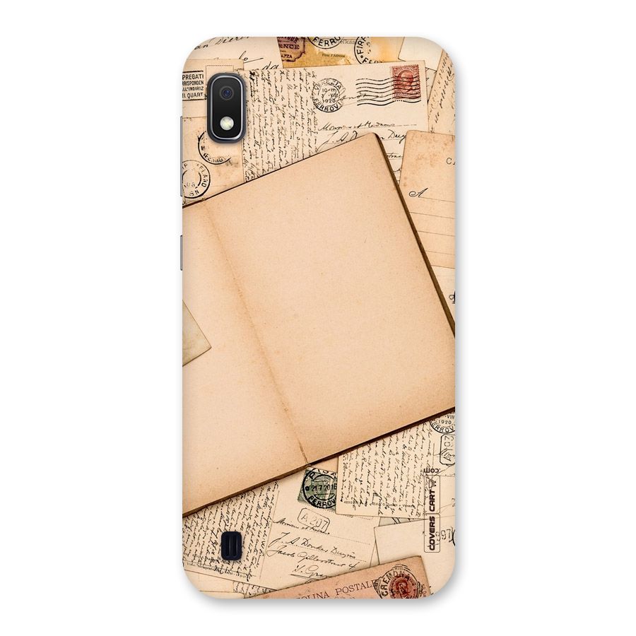 Vintage Journal Back Case for Galaxy A10