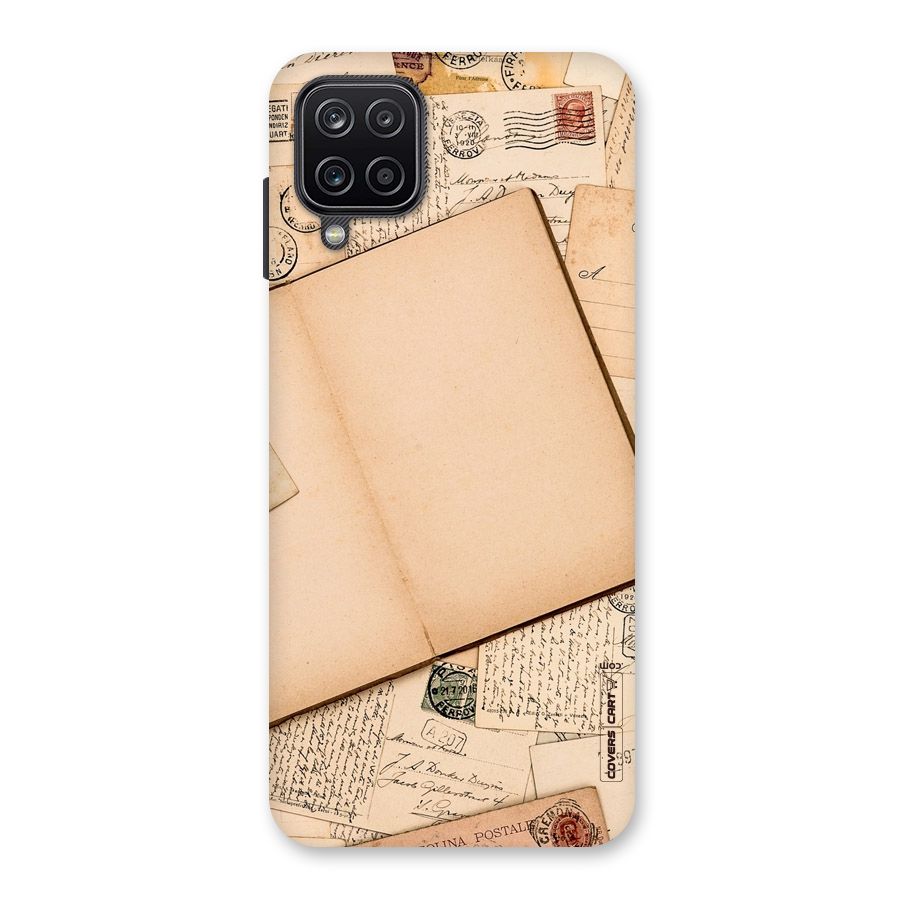 Vintage Journal Back Case for Galaxy A12
