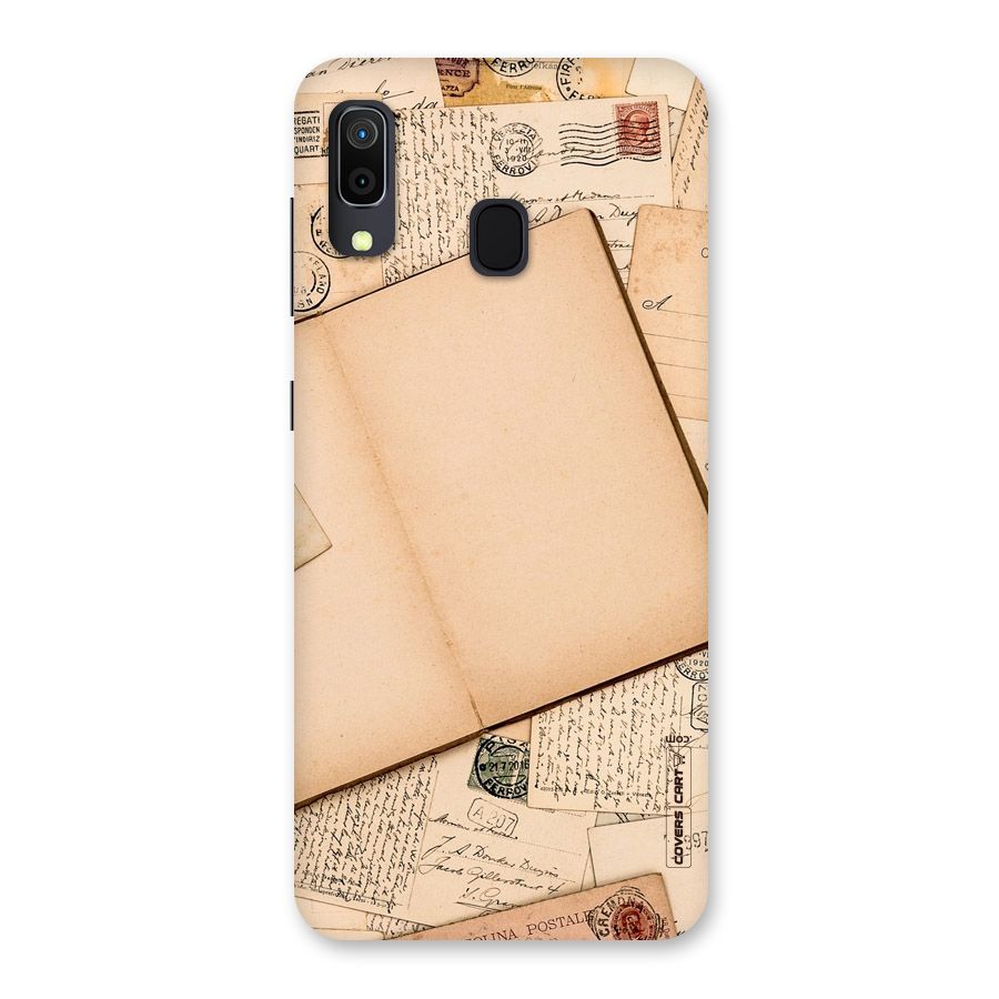 Vintage Journal Back Case for Galaxy A30