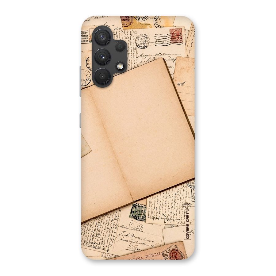Vintage Journal Back Case for Galaxy A32