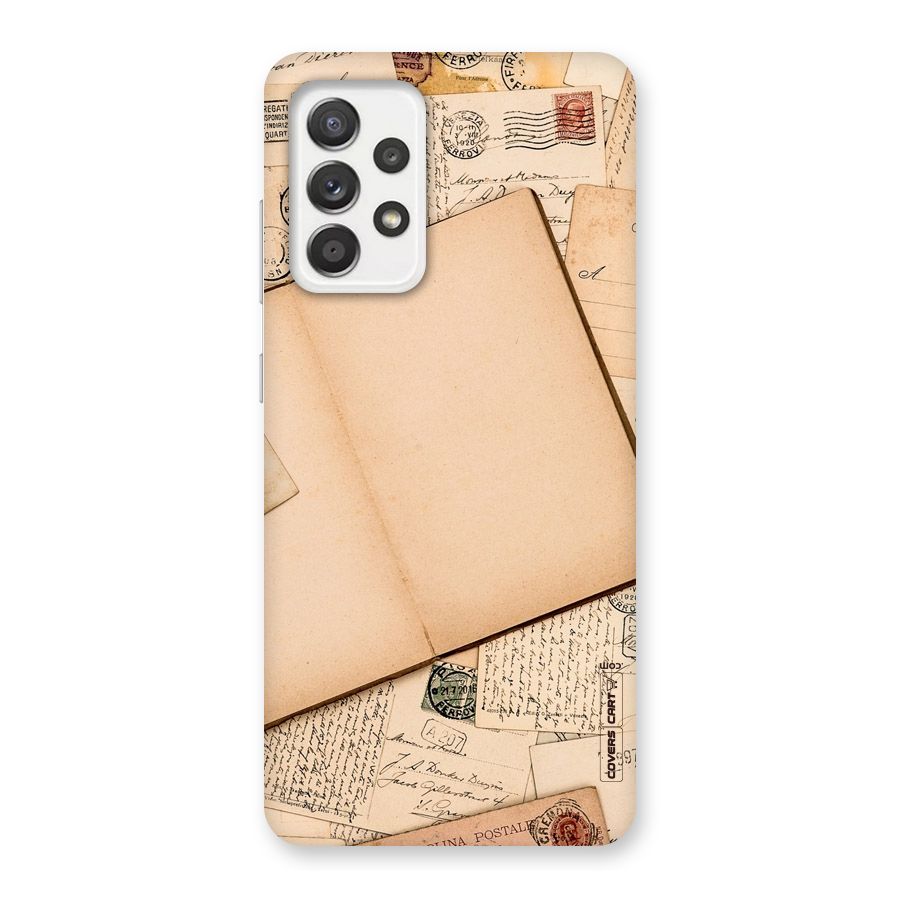 Vintage Journal Back Case for Galaxy A52