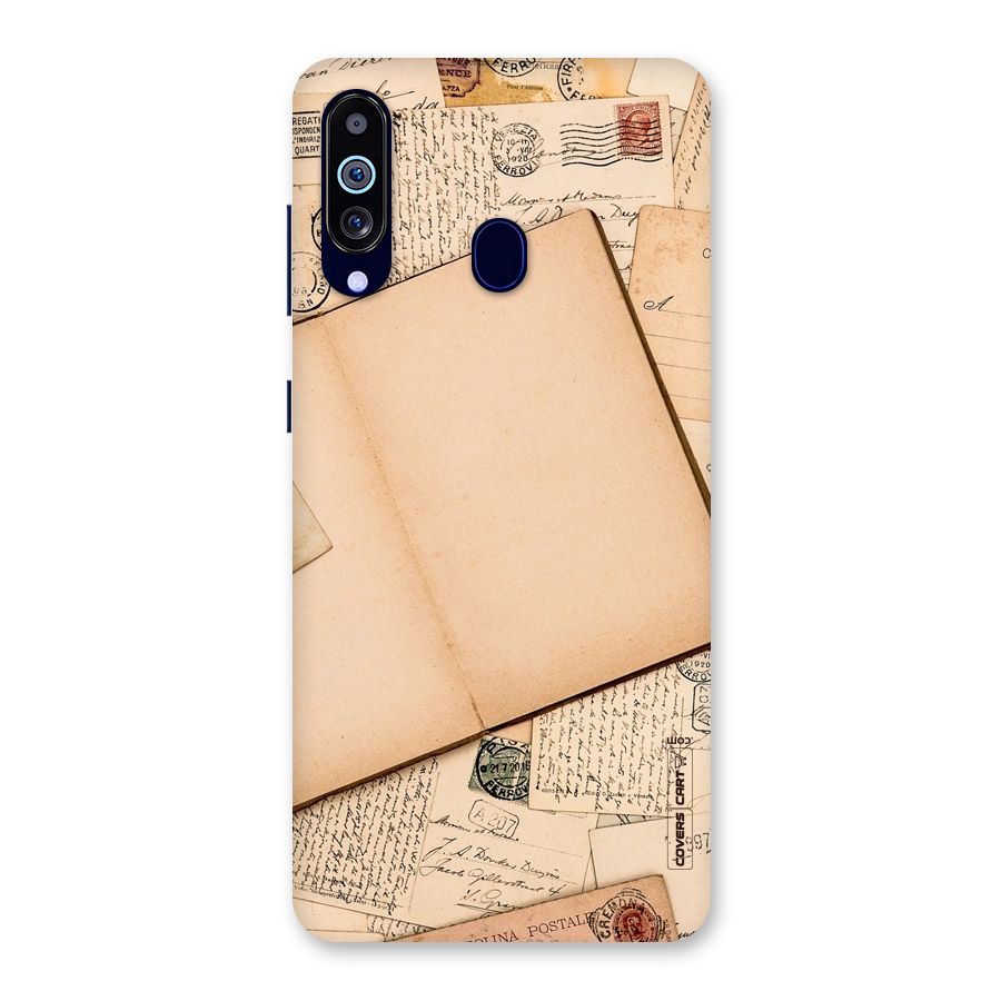 Vintage Journal Back Case for Galaxy A60