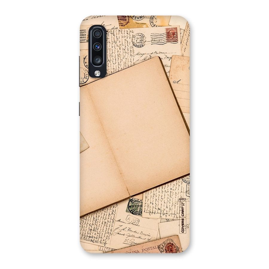 Vintage Journal Back Case for Galaxy A70