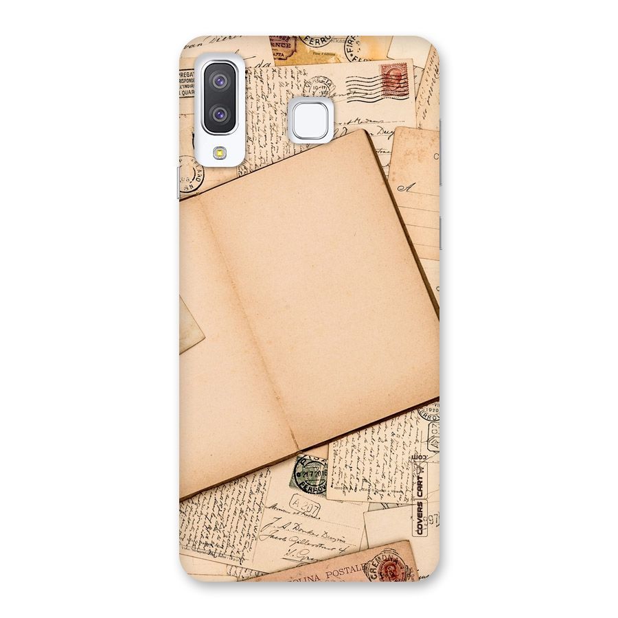 Vintage Journal Back Case for Galaxy A8 Star