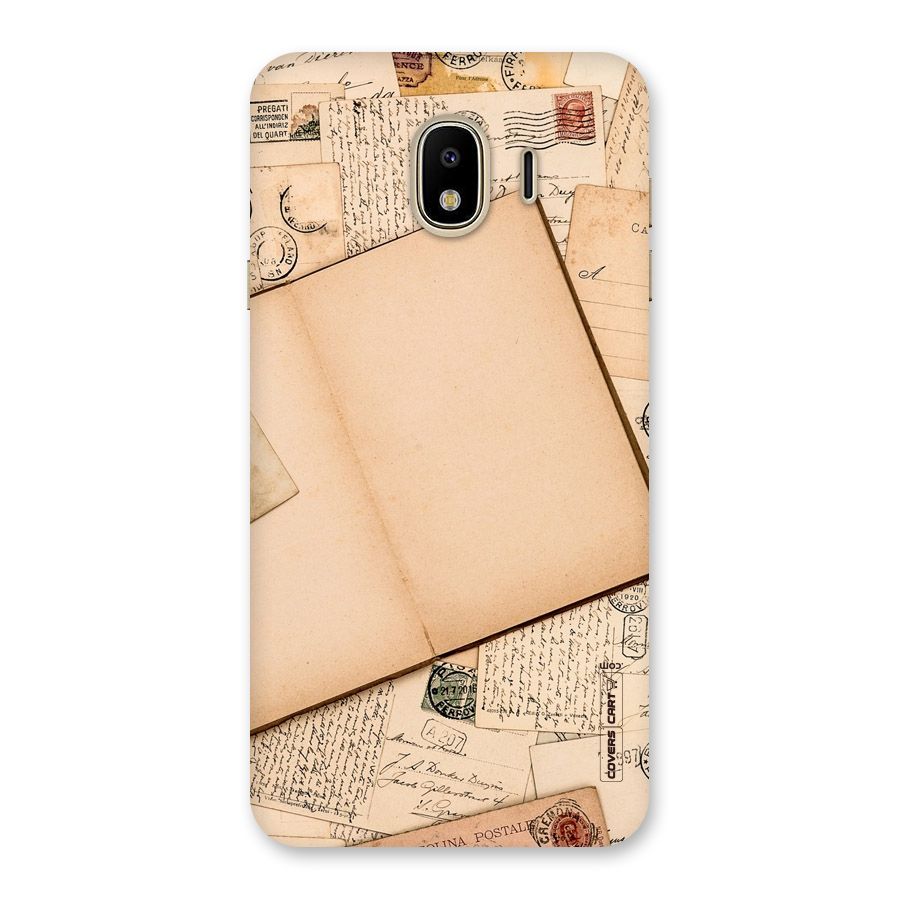 Vintage Journal Back Case for Galaxy J4