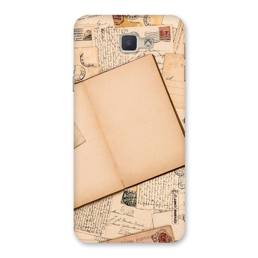 Vintage Journal Back Case for Galaxy J5 Prime