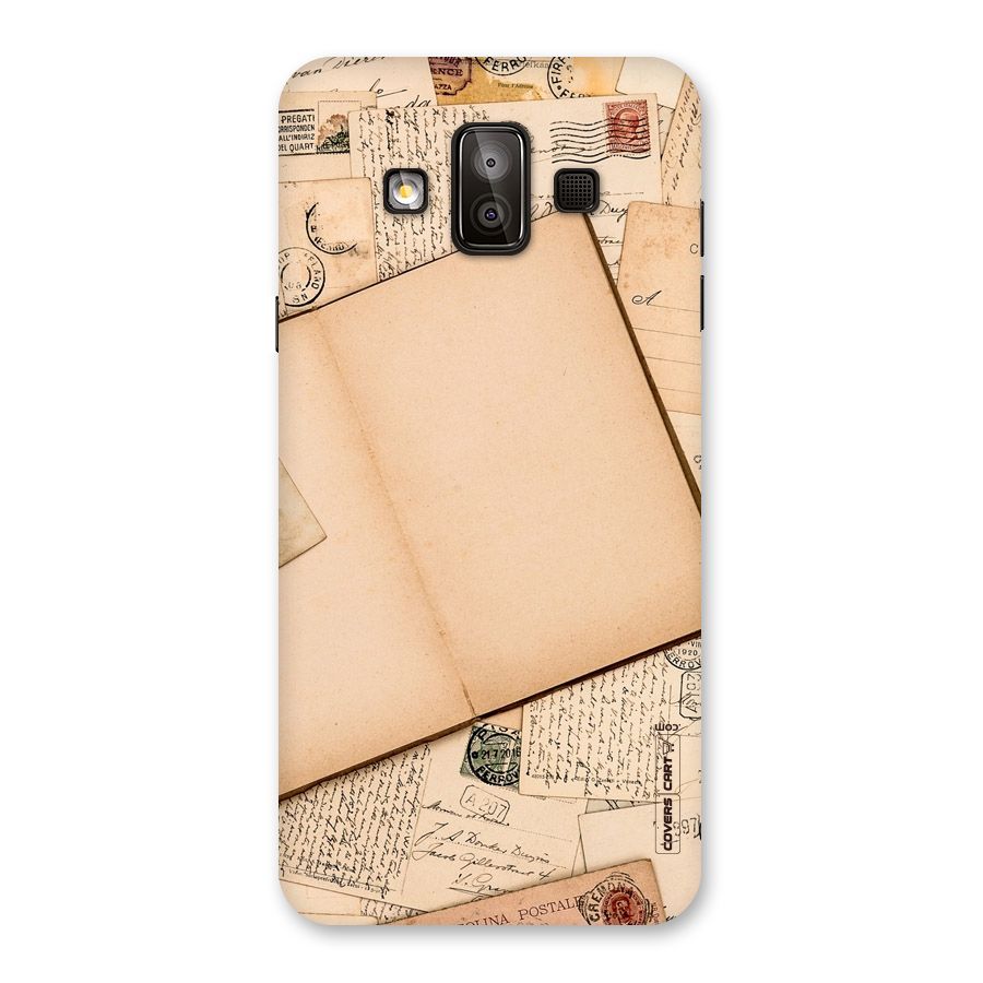 Vintage Journal Back Case for Galaxy J7 Duo