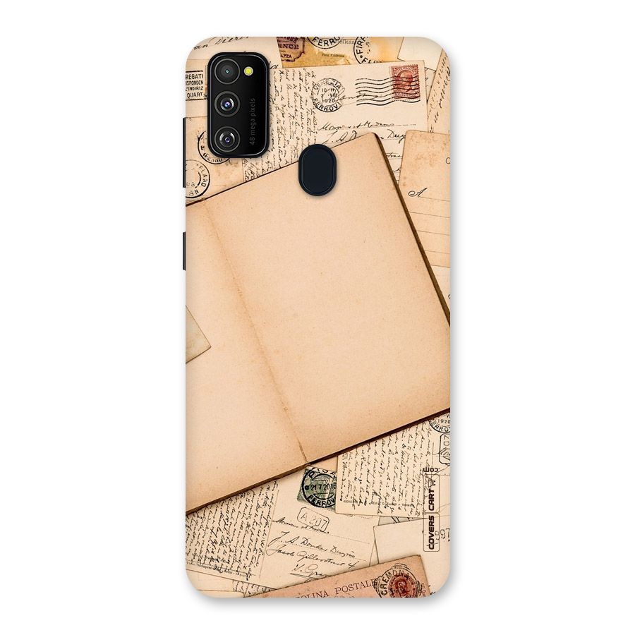 Vintage Journal Back Case for Galaxy M21
