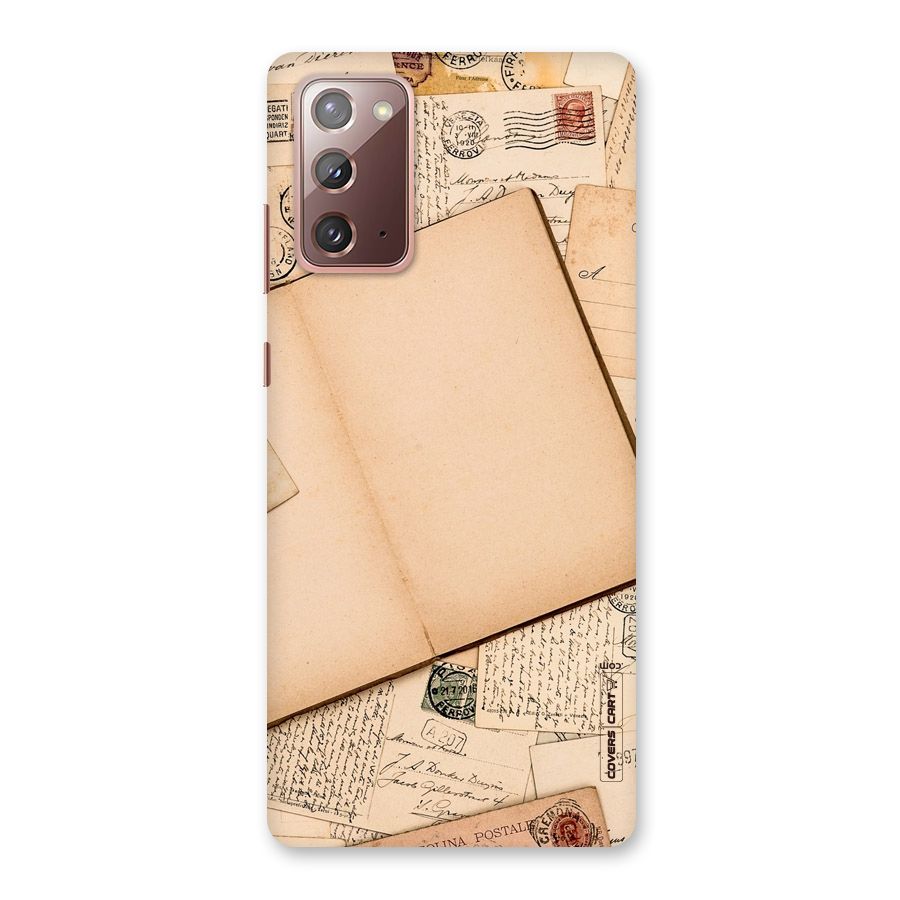 Vintage Journal Back Case for Galaxy Note 20