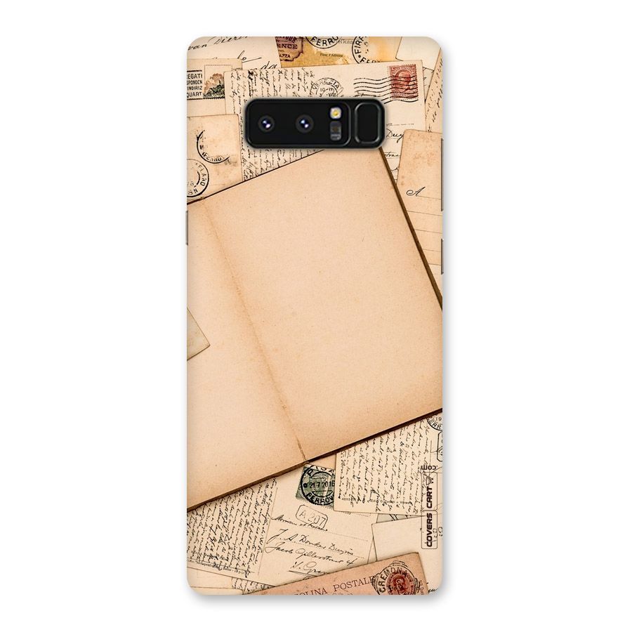 Vintage Journal Back Case for Galaxy Note 8