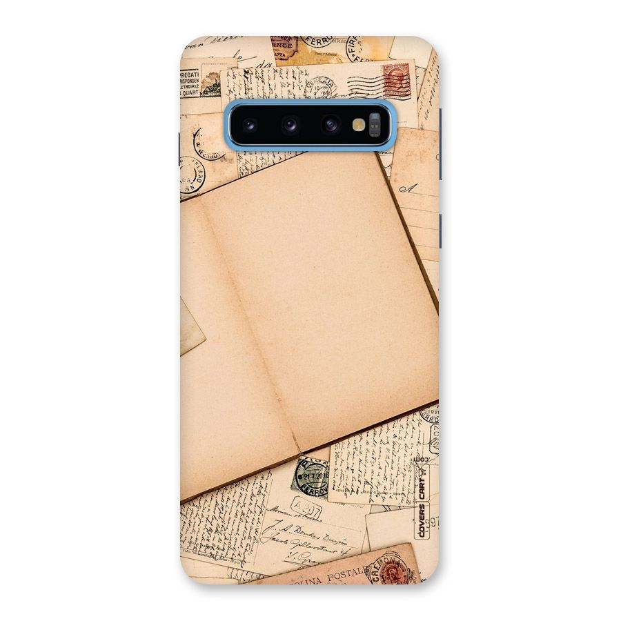 Vintage Journal Back Case for Galaxy S10