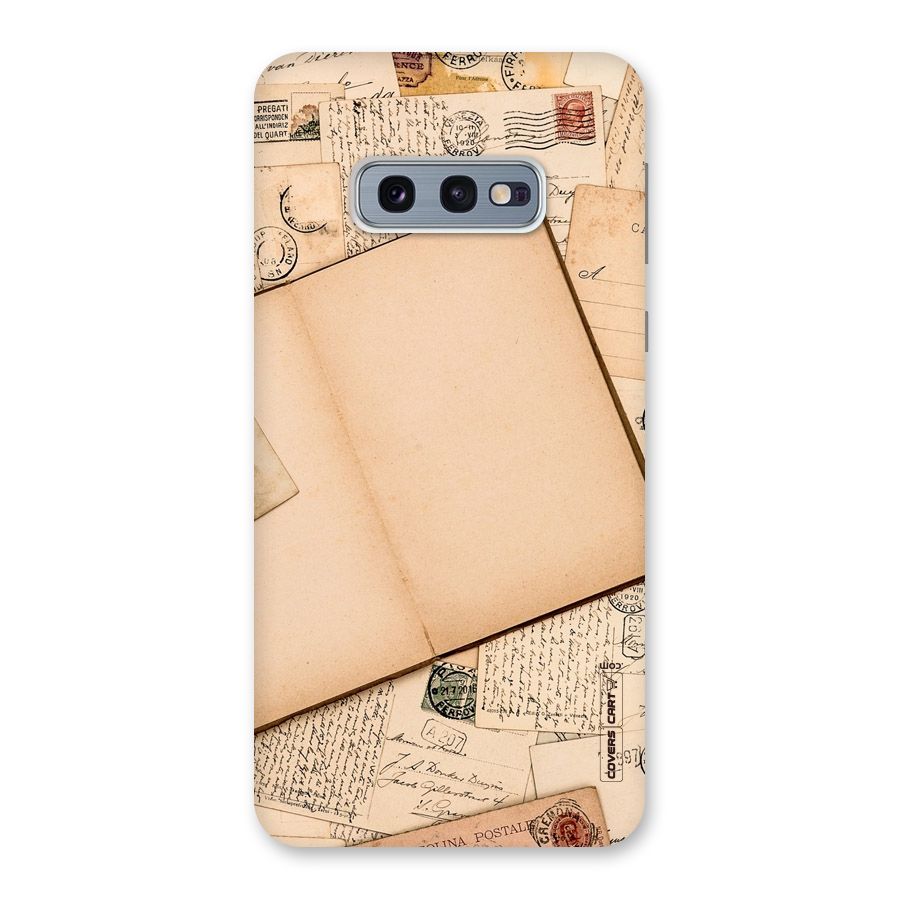 Vintage Journal Back Case for Galaxy S10e