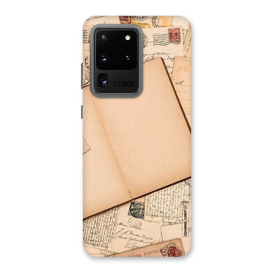 Vintage Journal Back Case for Galaxy S20 Ultra
