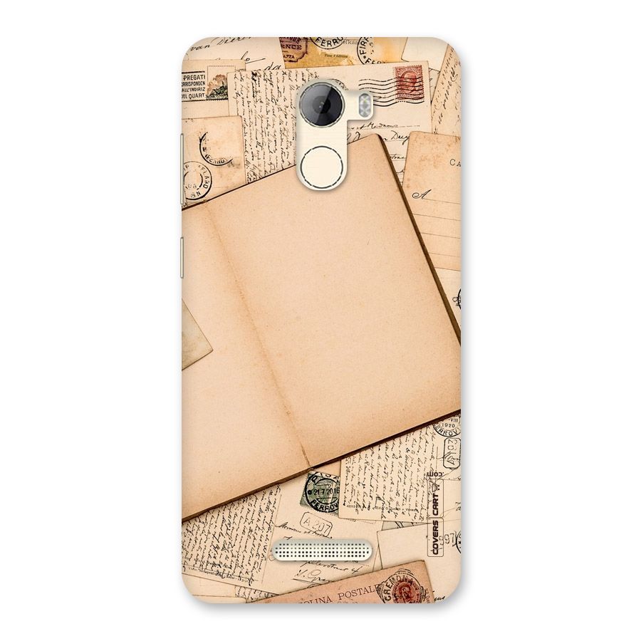 Vintage Journal Back Case for Gionee A1 LIte