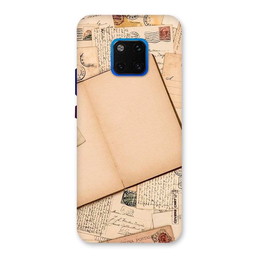 Vintage Journal Back Case for Huawei Mate 20 Pro