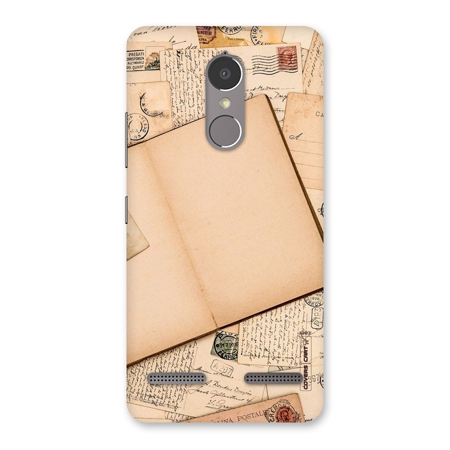 Vintage Journal Back Case for Lenovo K6 Power