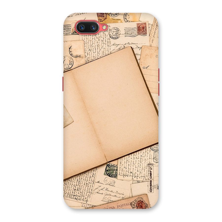 Vintage Journal Back Case for Oppo A3s