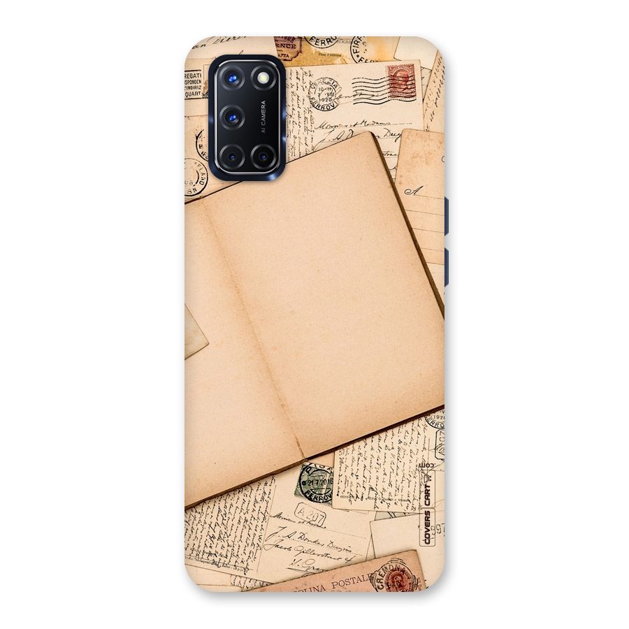 Vintage Journal Back Case for Oppo A52