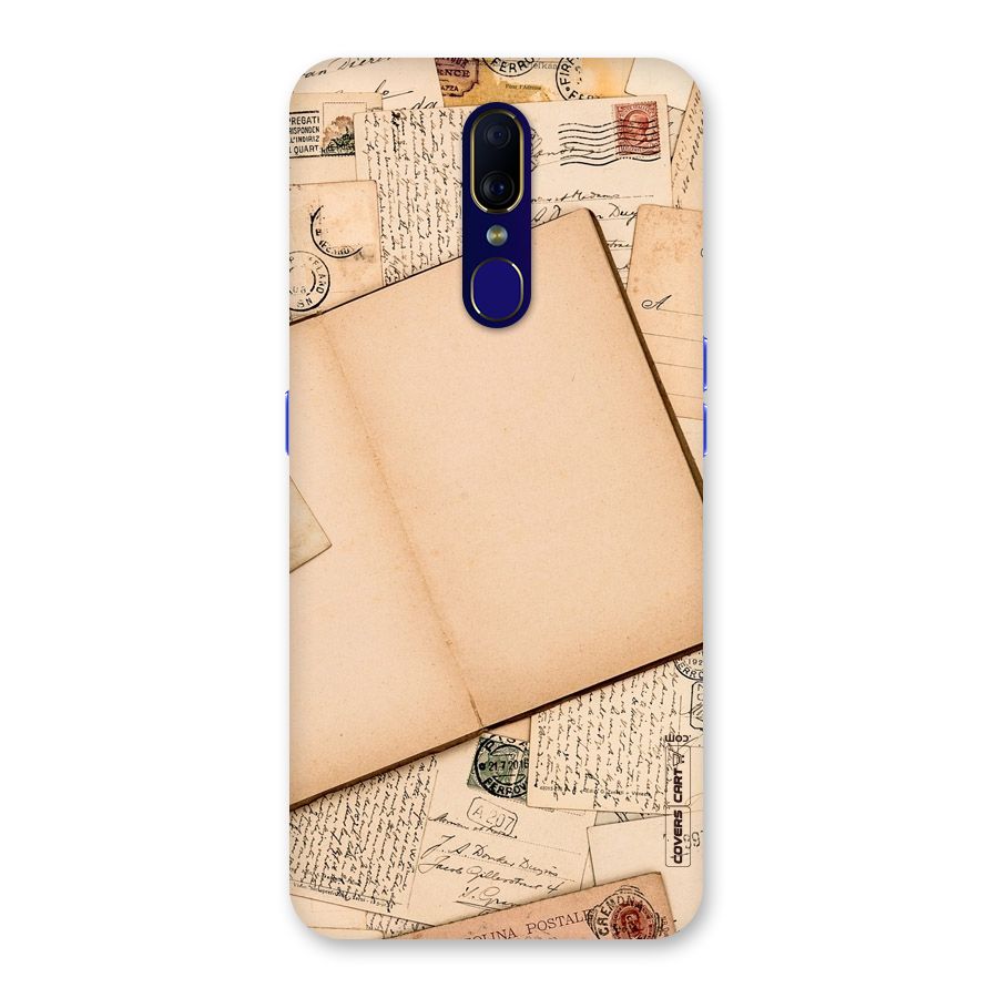 Vintage Journal Back Case for Oppo F11