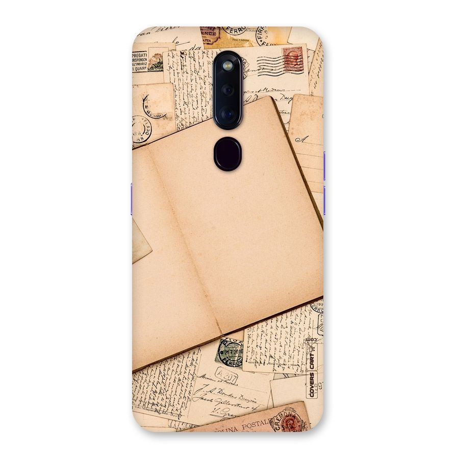 Vintage Journal Back Case for Oppo F11 Pro