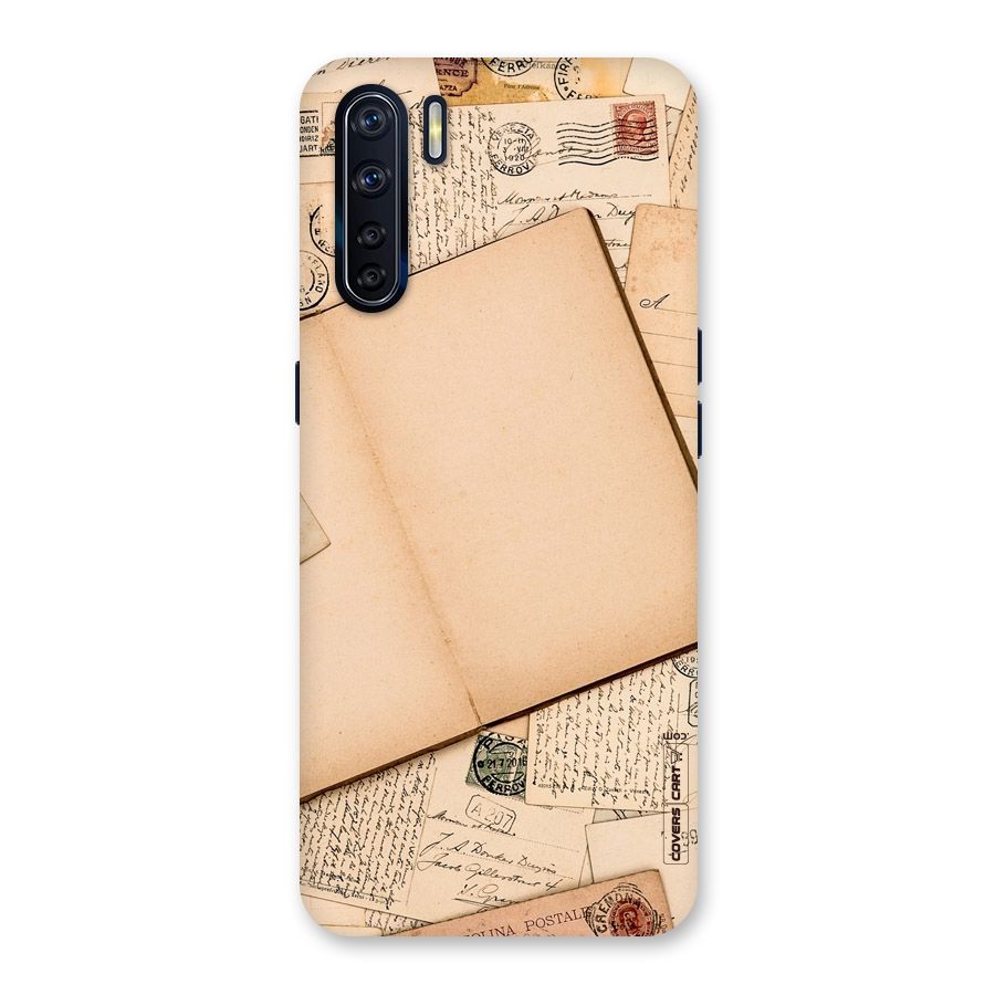 Vintage Journal Back Case for Oppo F15