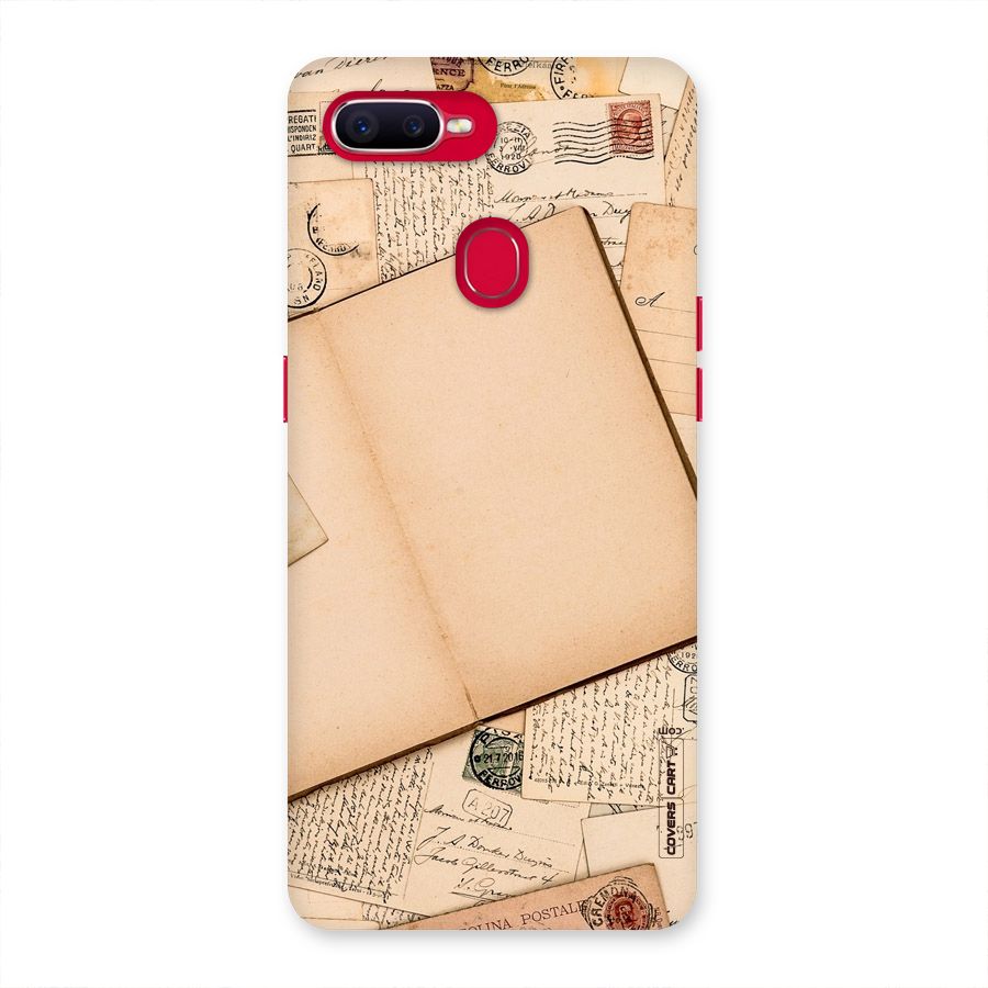 Vintage Journal Back Case for Oppo F9 Pro