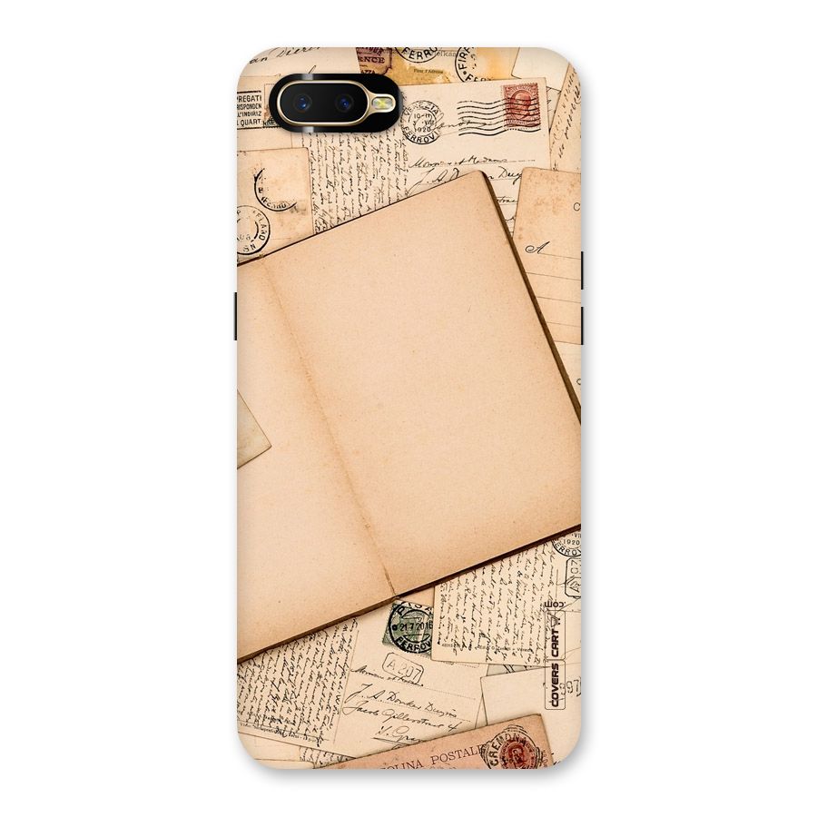Vintage Journal Back Case for Oppo K1