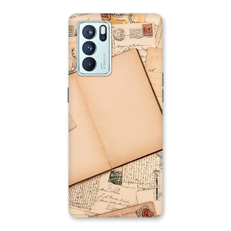 Vintage Journal Back Case for Oppo Reno6 Pro 5G