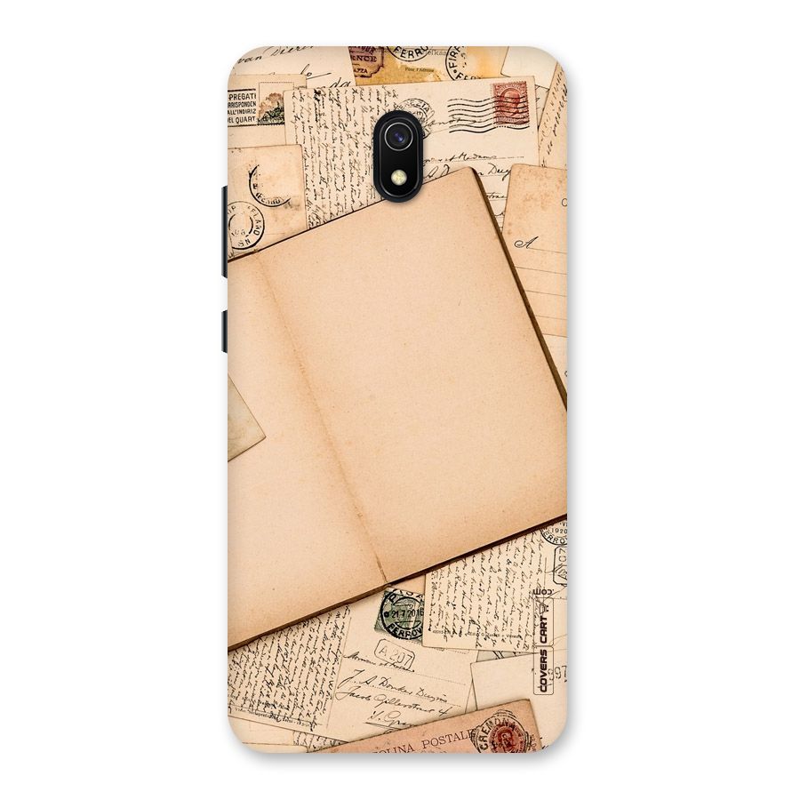 Vintage Journal Back Case for Redmi 8A