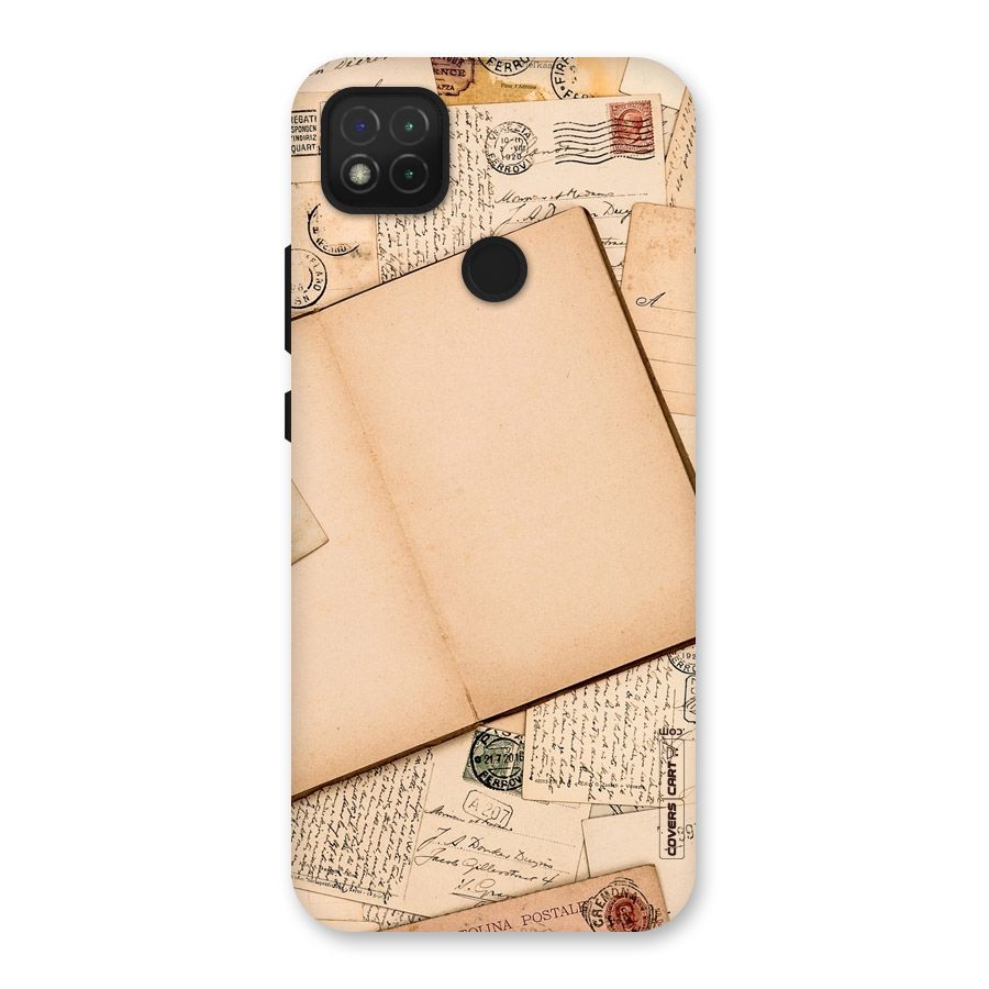 Vintage Journal Back Case for Redmi 9C