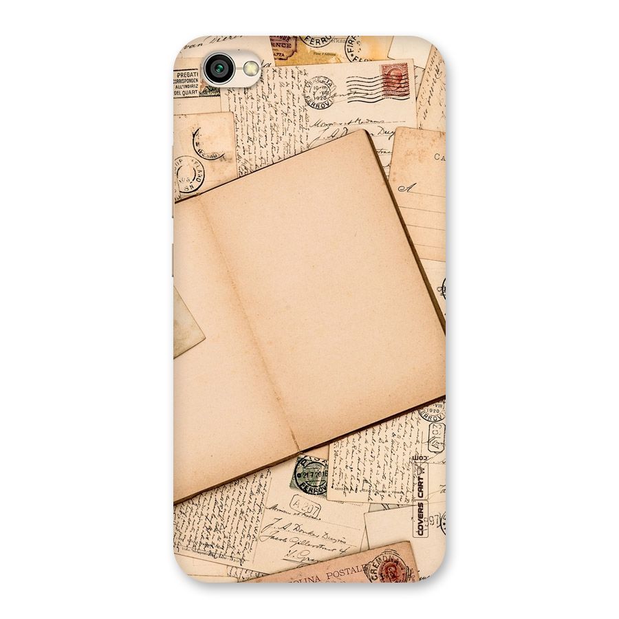Vintage Journal Back Case for Redmi Y1 Lite