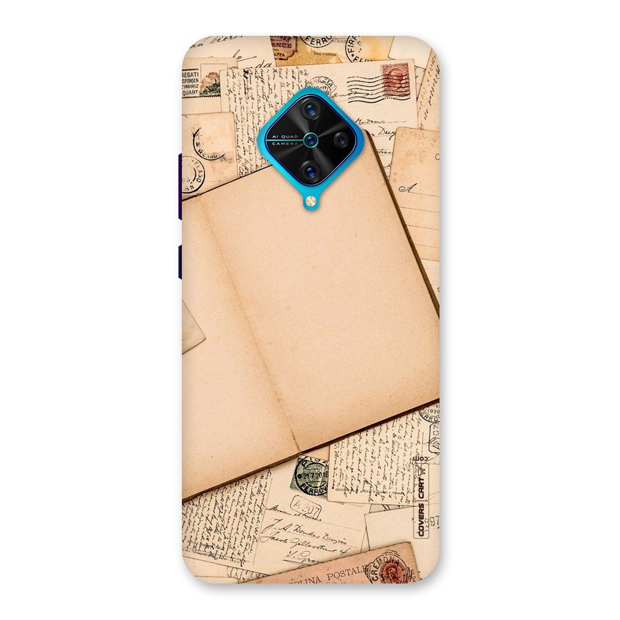 Vintage Journal Back Case for Vivo S1 Pro