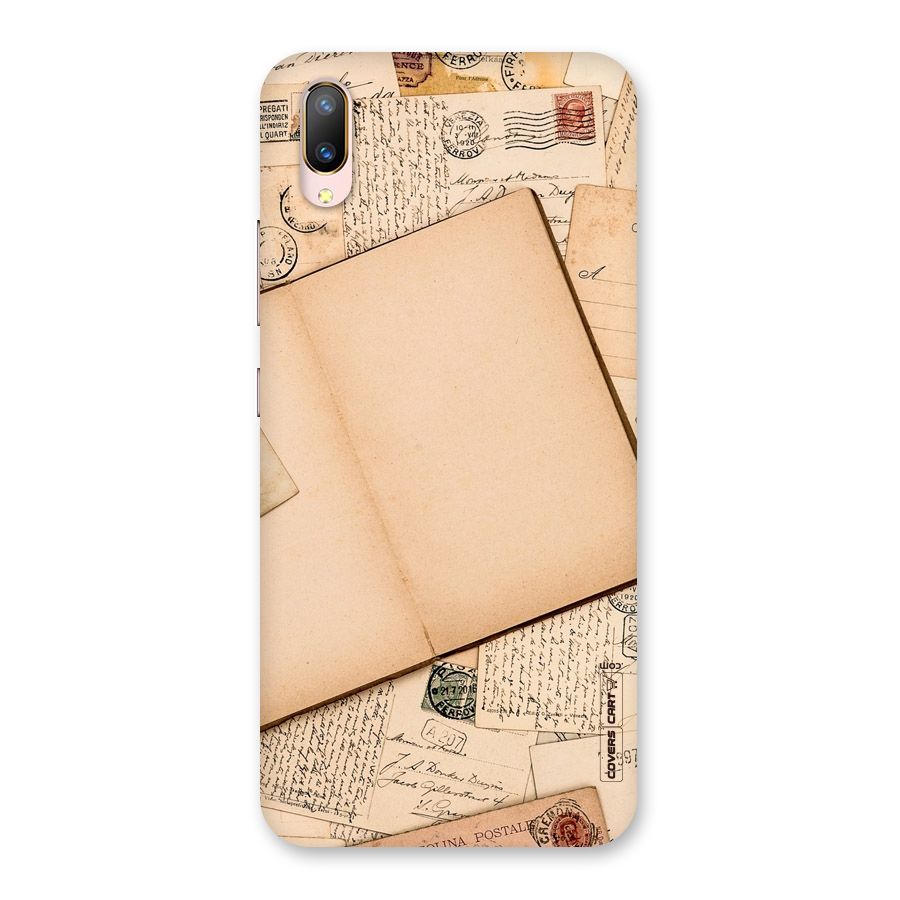 Vintage Journal Back Case for Vivo V11 Pro