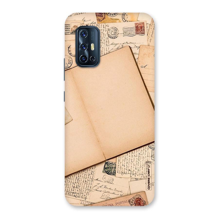 Vintage Journal Back Case for Vivo V17