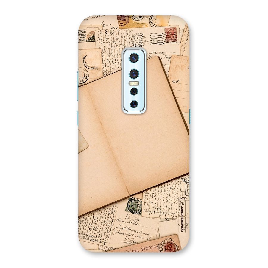 Vintage Journal Back Case for Vivo V17 Pro