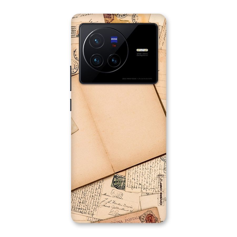 Vintage Journal Back Case for Vivo X80