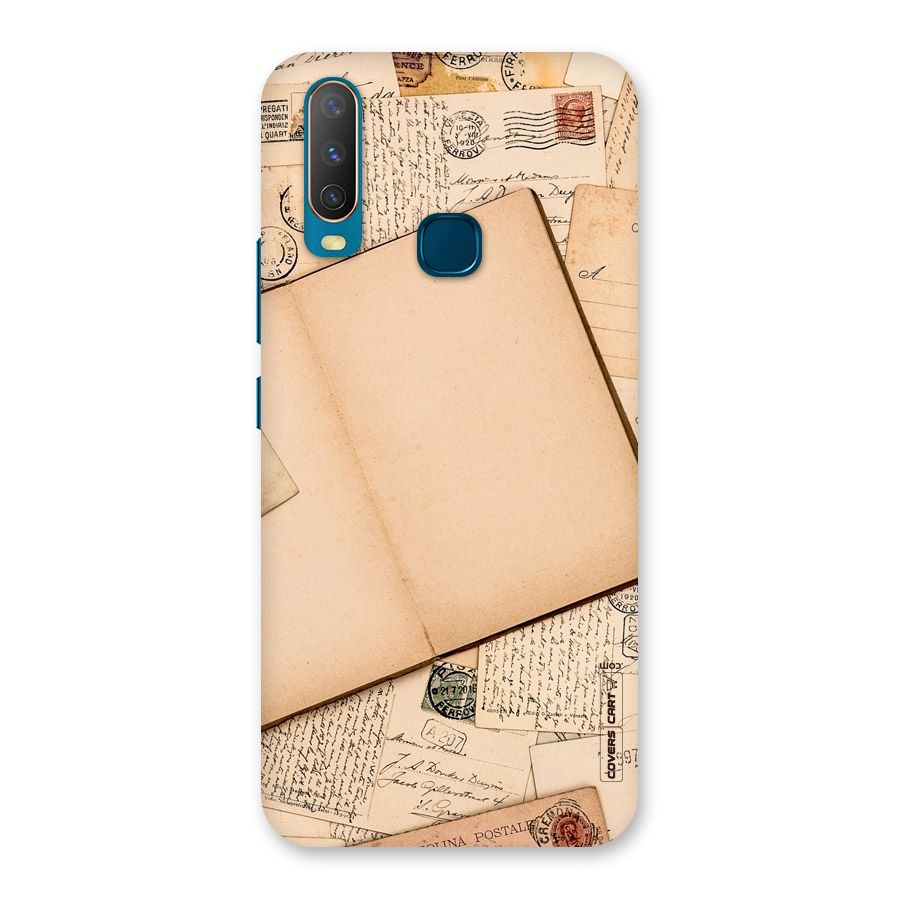 Vintage Journal Back Case for Vivo Y15
