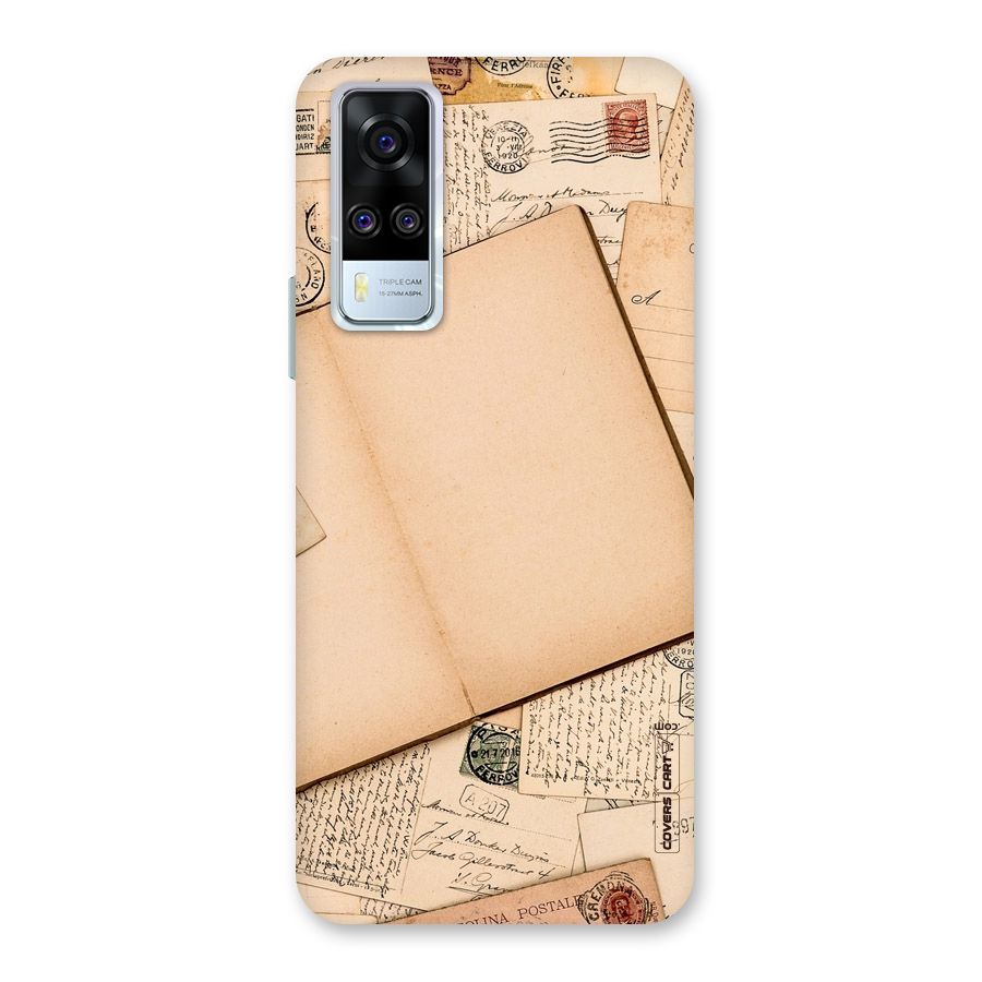 Vintage Journal Back Case for Vivo Y31
