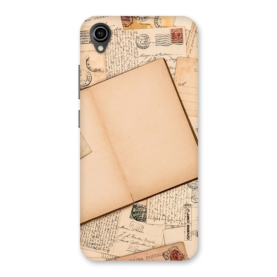 Vintage Journal Back Case for Vivo Y90
