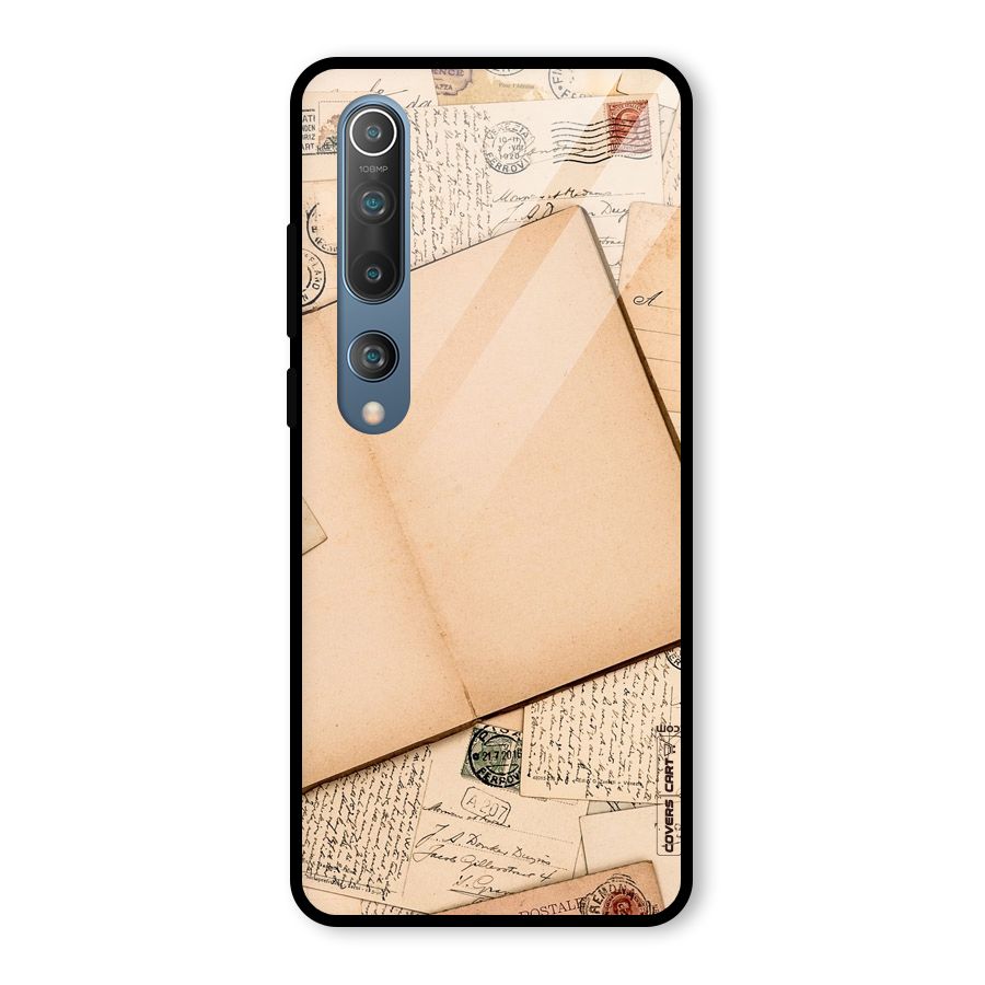 Vintage Journal Glass Back Case for Mi 10