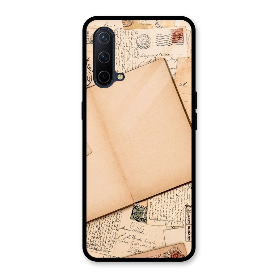 Vintage Journal Glass Back Case for OnePlus Nord CE 5G