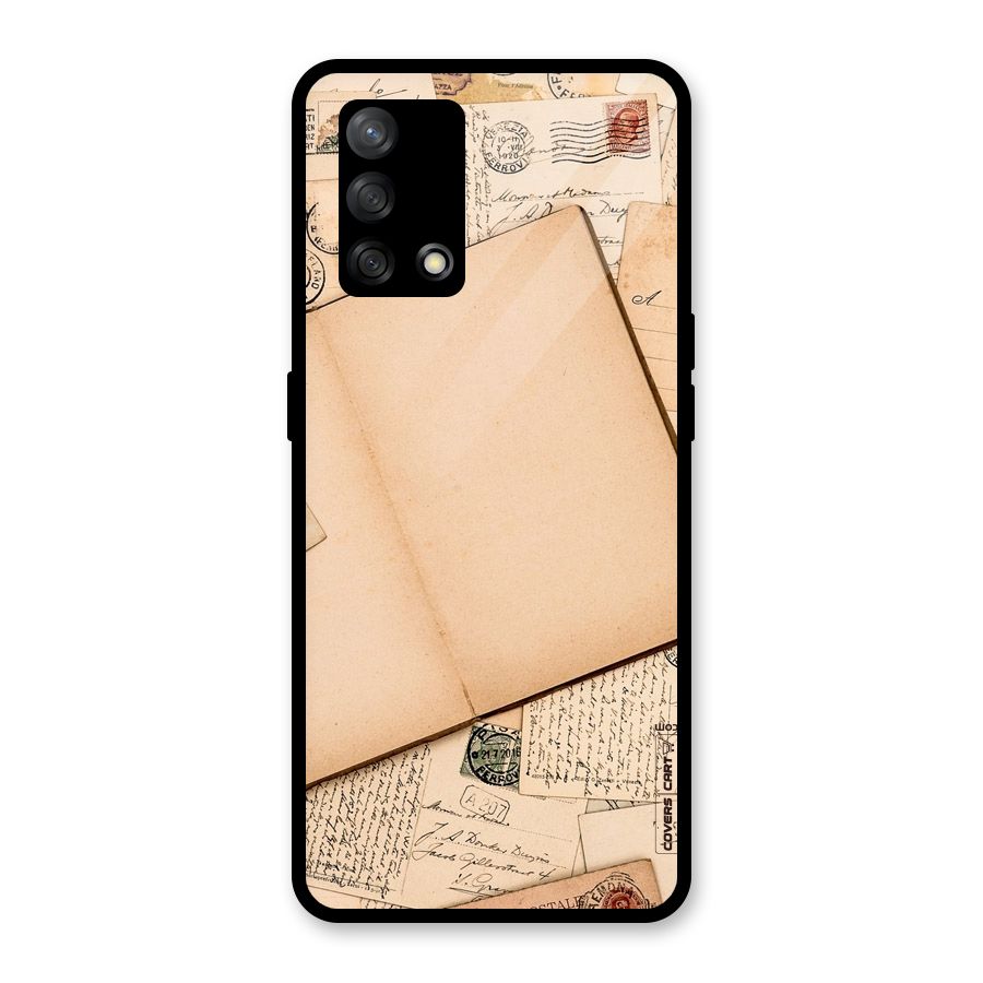 Vintage Journal Glass Back Case for Oppo F19