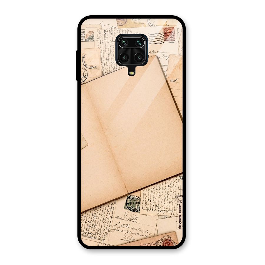 Vintage Journal Glass Back Case for Redmi Note 9 Pro