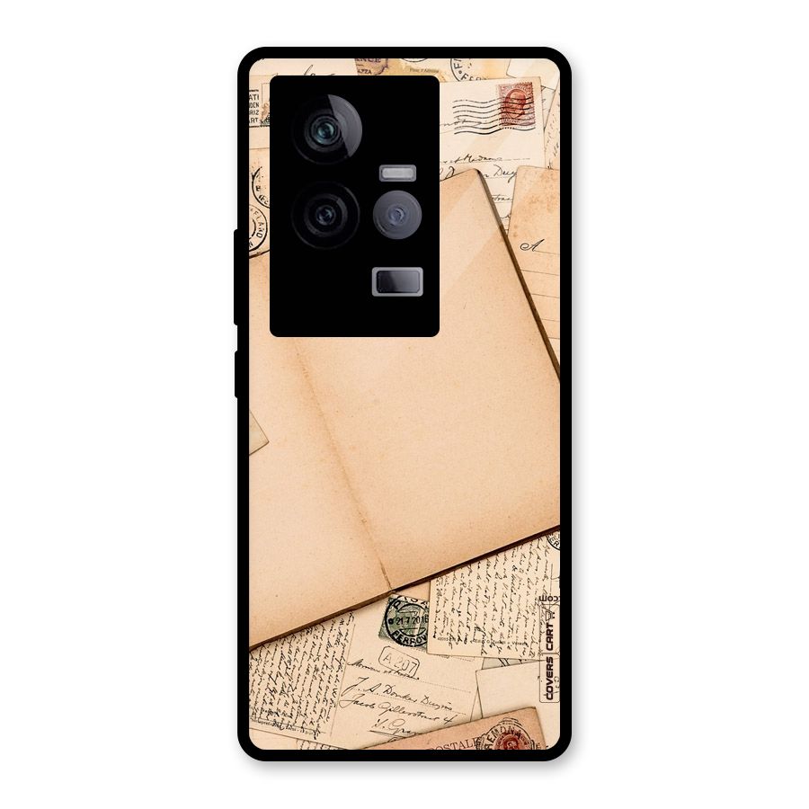Vintage Journal Glass Back Case for Vivo iQOO 11 5G